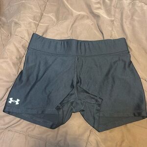 Under Armour Women's Black and Gray Shorts